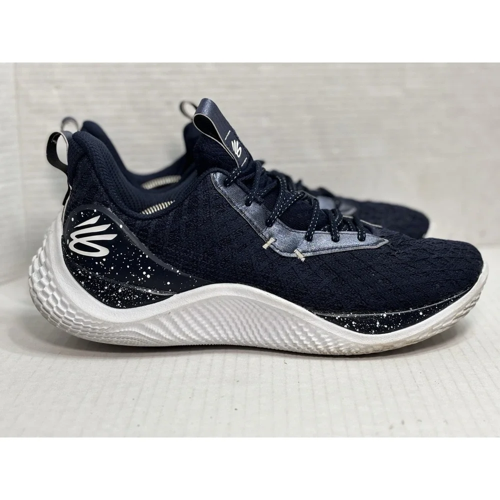 Under Armour Curry Flow 10 Team Navy White‎ Mens 13 3026624-400
